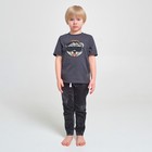 Пижама детская для мальчика KAFTAN "Trendy" р.30 (98-104), серый - фото 295500413