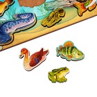 Рамка-вкладыш «Кто живет в пруду?» 12 деталей - фото 35187727