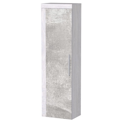 Шкаф прямой для одежды и белья «Леон 5», 560×389×2113 мм, цвет ясень анкор светлый/ателье светлый