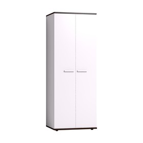 Шкаф для одежды «Норвуд 12», 798 × 590 × 2125 мм, цвет белый / орех шоколадный