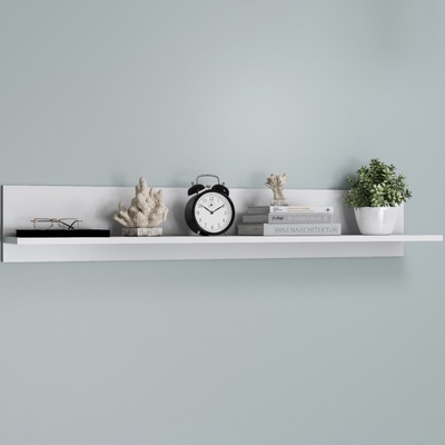 Полка настенная «Норвуд 18», 1204×214×198 мм, цвет белый