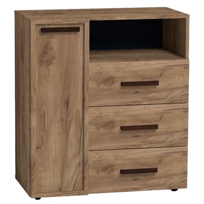 Тумба для обуви Nature 89, 782×405×879 мм, цвет дуб табачный craft