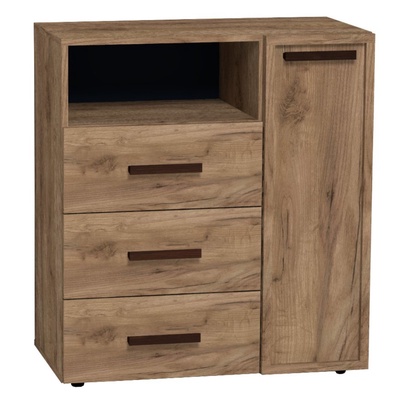 Тумба для обуви Nature 89, 782×405×879 мм, цвет дуб табачный craft