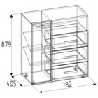 Тумба для обуви Nature 89, 782×405×879 мм, цвет дуб табачный craft - Фото 5