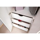 Шкаф для одежды и белья Brownie 777, 1600 × 583 × 2300 мм, цвет мокко/ясень анкор светлый - Фото 4