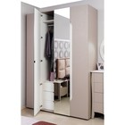 Шкаф для одежды и белья Brownie 777, 1600 × 583 × 2300 мм, цвет мокко/ясень анкор светлый - Фото 6
