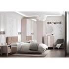 Шкаф для одежды и белья Brownie 777, 1600 × 583 × 2300 мм, цвет мокко/ясень анкор светлый - Фото 8