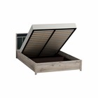 Кровать Люкс с подъёмным механизмом Nature 308, 1400 × 2000 мм, цвет гаскон пайн / чёрный - Фото 2
