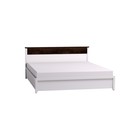 Кровать «Норвуд 31», 1800 × 2000 мм, без основания, цвет белый / орех шоколадный - Фото 4