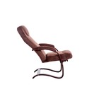 Кресло Комфорт +  качалка Орех/ткань Невада Шоколад - Фото 6