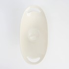 УЦЕНКА Блюдо керамическое на подставке «Эстет», 550 мл, цвет белый - Фото 3
