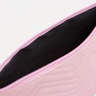 Сумка-клатч на молнии, цвет розовый - Фото 3