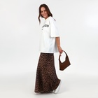 Сумка женская багет на молнии, 26×7×13 см, тёмно-коричневая - Фото 12