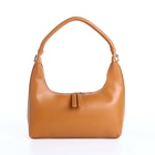 Сумка женская багет на молнии, 26×7×13 см, коричневая - Фото 13