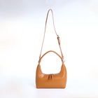 Сумка женская багет на молнии, 26×7×13 см, коричневая - Фото 4