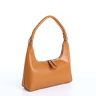 Сумка женская багет на молнии, 26×7×13 см, коричневая - Фото 7