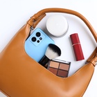 Сумка женская багет на молнии, 26×7×13 см, коричневая - Фото 5