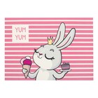Новогодняя салфетка на стол "Yum yum", ПВХ, 40*29 см 7370595 - фото 16367082