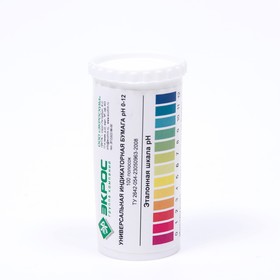 Индикаторная бумага универсальная pH 0-12 ЭКРОС
