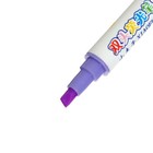 Фломастеры 6 цветов, двусторонние флуорецентые, наконечники скошенные/пулевидные - фото 24565562