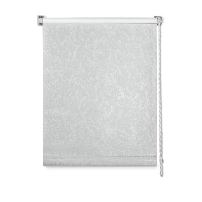 Рулонная штора блэкаут «Венеция», размер 60х160 см, цвет платина - Фото 1