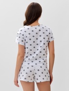 Пижама женская (футболка, шорты) KAFTAN Star, размер 40-42, серая - фото 34879572