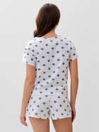 Пижама женская (футболка, шорты) KAFTAN Star, размер 48-50, серая - Фото 8