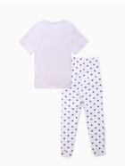 Пижама женская (футболка, брюки) KAFTAN Sleep, размер 40-42, белая - Фото 14