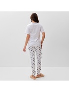 Пижама женская (футболка, брюки) KAFTAN Sleep, размер 40-42, белая - Фото 8