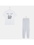 Пижама женская (футболка, брюки) KAFTAN Sleep, размер 40-42, белая - Фото 9