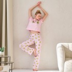 Пижама женская (футболка и брюки) KAFTAN Avocado р. 40-42, розовый - Фото 9