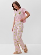 Пижама женская (футболка, брюки) KAFTAN Avocado, размер 48-50, розовая - Фото 6