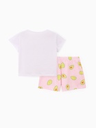 Пижама женская (футболка, шорты) KAFTAN Avocado, размер 44-46, белая  (артикул 7456468)  большой выбор товаров оптом и в розницу по низким ценам с доставкой