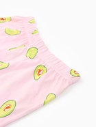 Пижама женская (футболка, шорты) KAFTAN Avocado, размер 48-50, белая 7456469