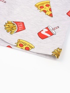 Пижама женская (футболка, шорты) KAFTAN Pizza, размер 40-42, серая - Фото 6