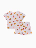 Пижама женская (футболка, шорты) KAFTAN Pizza, размер 44-46, серая  (артикул 7456478)  большой выбор товаров оптом и в розницу по низким ценам с доставкой