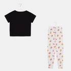 Пижама женская (футболка и брюки) KAFTAN Pizza р. 44-46, черный - Фото 14