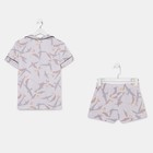 Пижама женская (рубашка и шорты) KAFTAN Birds р. 40-42, серый - Фото 11