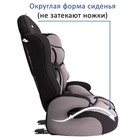 Автокресло детское Siger «Прайм», Isofix, группа 1/2/3, цвет серый - Фото 4