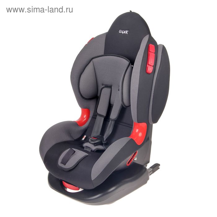 Автокресло детское Siger «Кокон», Isofix, группа 1/2, цвет серый - Фото 1