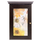 Ключница "Герберы" Венге 28х16,5 см - Фото 1