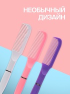 Ручка-прикол Calligrata «Расчёска», поворотная, синий стержень, шариковая, МИКС - Фото 2