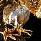 Сувенир «Сова», 4,5×3,5×5,5 см, с кристаллами - Фото 4