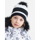 Комплект для девочки: шапка, перчатки, размер 50 - Фото 2