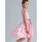 Платье нарядное c 3D принтом для девочки, рост 140 см - Фото 2
