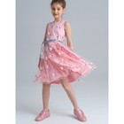 Платье нарядное c 3D принтом для девочки, рост 140 см - Фото 5