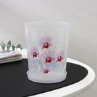 Горшок для орхидей с поддоном, 700 мл, пластиковый, прозрачный, МИКС - Фото 6