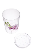 Горшок для орхидей с поддоном, 700 мл, пластиковый, прозрачный, МИКС - Фото 7