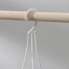 Кашпо для цветов подвесное «Грация», 4.5 л, пластик, белое - Фото 3