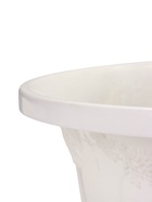 Горшок для цветов с поддоном «Лозанна», 40 л, пластиковый, белый - Фото 3